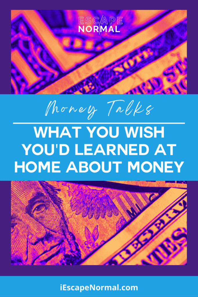 learned about money at home