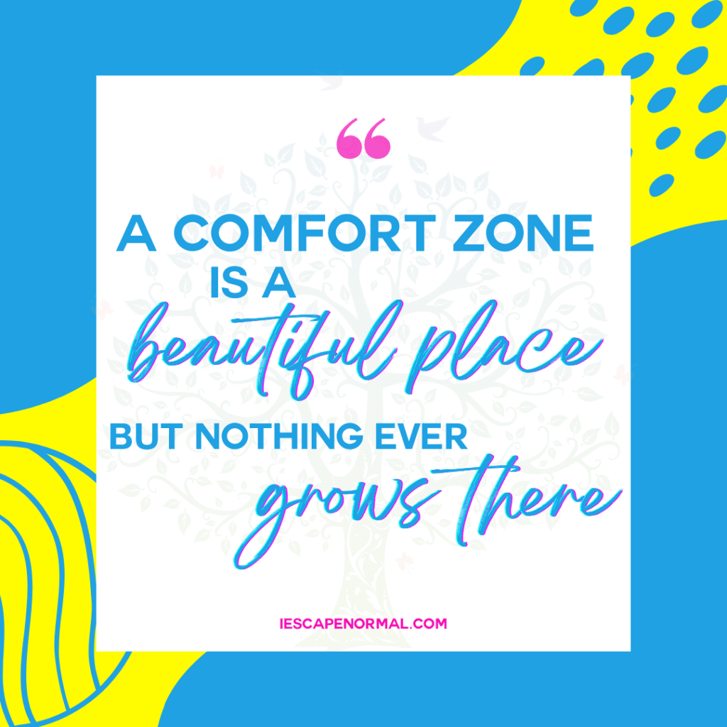 comfort zone quote