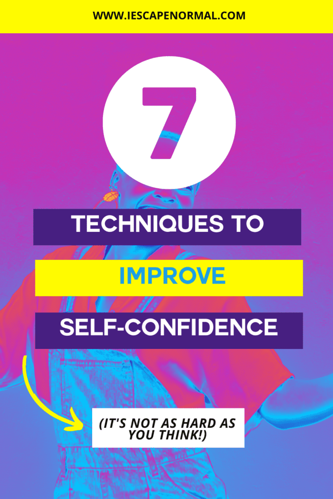 techniques to improve self confidence