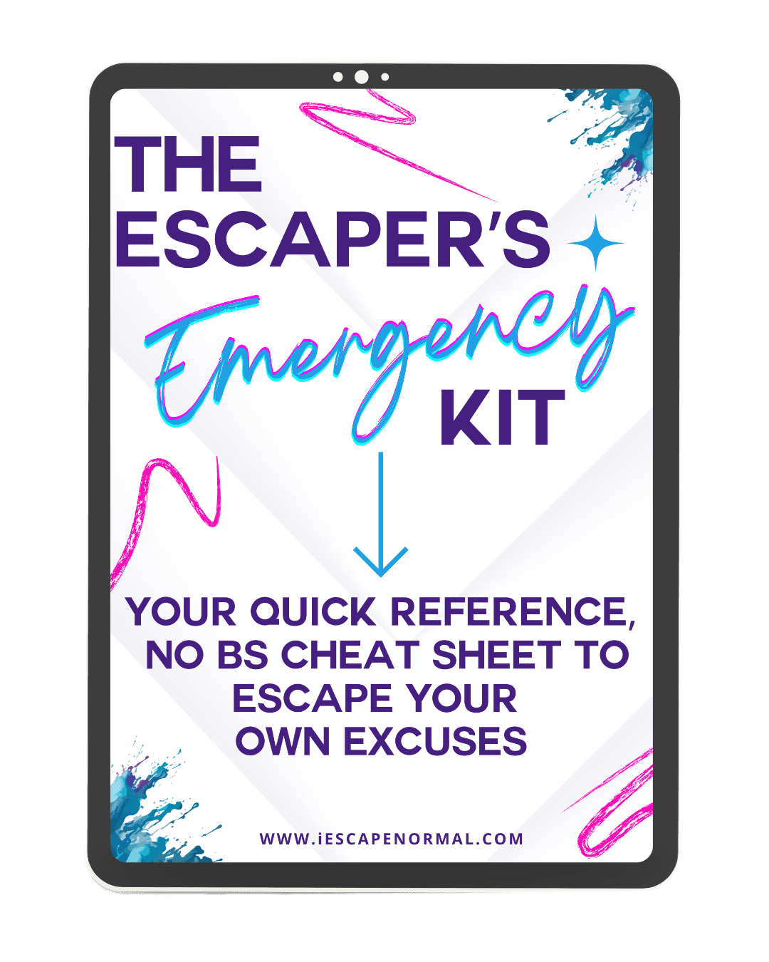 Escapers Emergency Kit ipad cover
